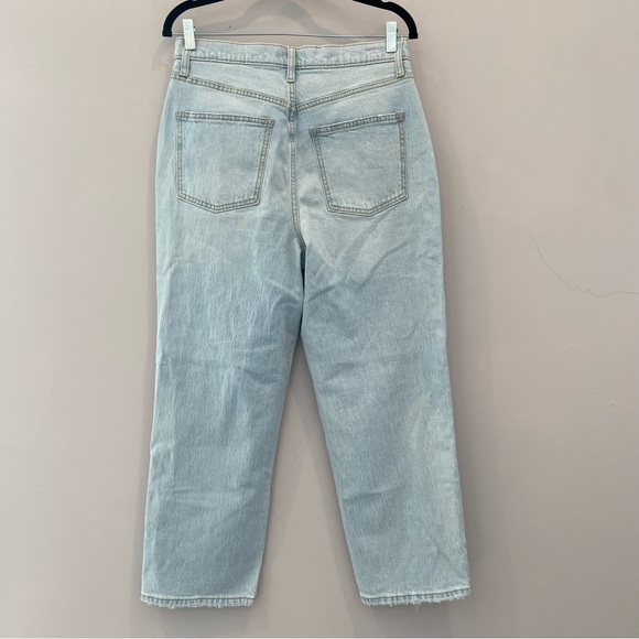 TARGET | Universal Thread Vintage Straight Jeans Cropped Distressed Size 10 NWOT - Picture 3 of 7
